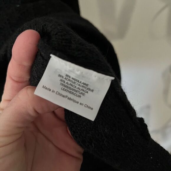 Tory Burch Women’s Large Wool Alpaca Tunic - Picture 4 of 4